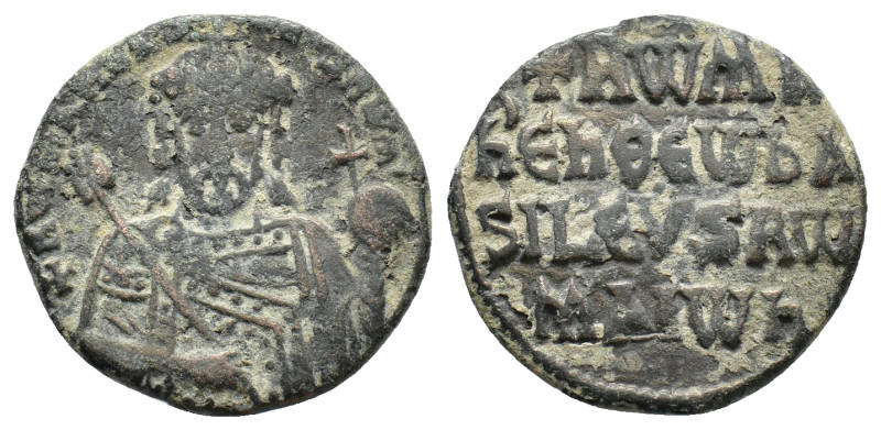Constantine VII and Romanus I (913-959). Æ Follis (24,84 mm, 7,40 g). Sear 1760....