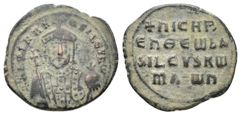 Nicephorus II Phocas (963-969 AD). Æ Follis (27,14 mm, 9,78 g). Constantinople. ...