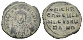 Nicephorus II Phocas (963-969 AD). Æ Follis (27,14 mm, 9,78 g). Constantinople. Sear 1783. About very fine.