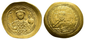 Constantine IX (1042-1055). AV Tetarteron Nomisma (26,32 mm, 4,36 g). Constantinople. Sear 1833. Good very fine.