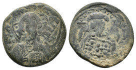 Constantine X (1059-1067). Æ Follis (26,77 mm, 10,18 g). Sear 1854. About very fine.