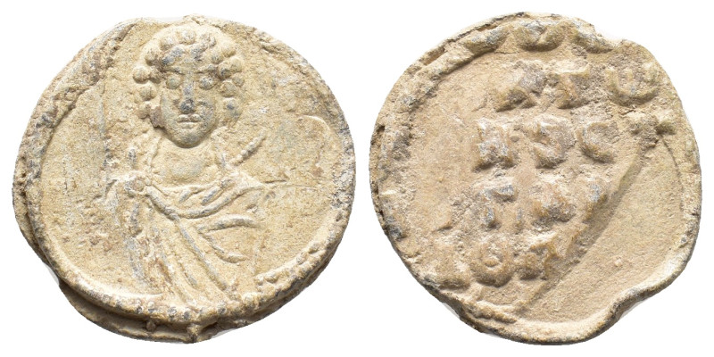 Byzantine Lead Seal (23,21 mm, 7,35 g). About very fine.