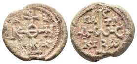 Byzantine Lead Seal (24,81 mm, 16,43 g). Very fine.
