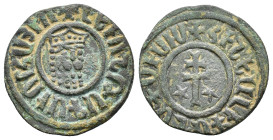 Cilician Armenia.Levon I (1198-1219). Æ Tank (27,68 mm, 6,81 g). AC 303. Very fine.
