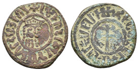 Cilician Armenia.Levon I (1198-1219). Æ Tank (26,08 mm, 7,14 g). AC 303. About very fine.