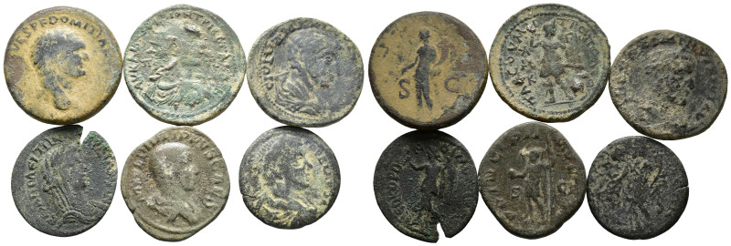 Lot of 6 Roman Imperial and Provincial Æ coins, to be catalog. Lot sold as is, n...