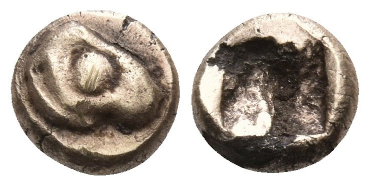 1/24 Stater
Ionia, Phokaia, c. 625-522 BC, Electrum plated; Head of seal to rig...