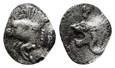 Tetartemorion AR
Mysia, Kyzikos, c. 525-475 BC
8 mm, 0,18 g