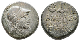 Bronze AE
Time of Mithradates VI Eupator, 120-63 BC
23 mm, 8,20 g