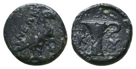 Bronze Æ
Aeolis, Kyme, 4th - 3rd century BC
11 mm, 1,30 g