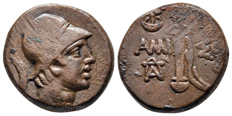 Bronze AE
Pontos, Amisos, time of Mithradates VI Eupator, c. 120-63 BC
20 mm, ...