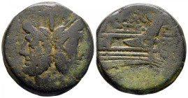 As AE
Anonimous, 211 BC, Rome
30 mm, 19,10 g