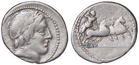 Denarius AR
Roman Republic, Apollo /Quadriga, c. 86 BC
20 mm, 3,88 g
