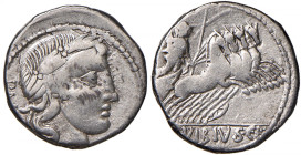 Denarius AR
Roman Republic, C. Vibius Pansa, c. 90 BC
18 mm, 3,75 g