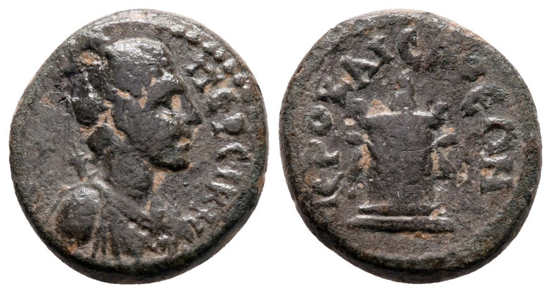 Bronze Æ
Lydia, Hierocaesarea, Pseudo-autonomous issue (98-161)
15 mm, 2,50 g