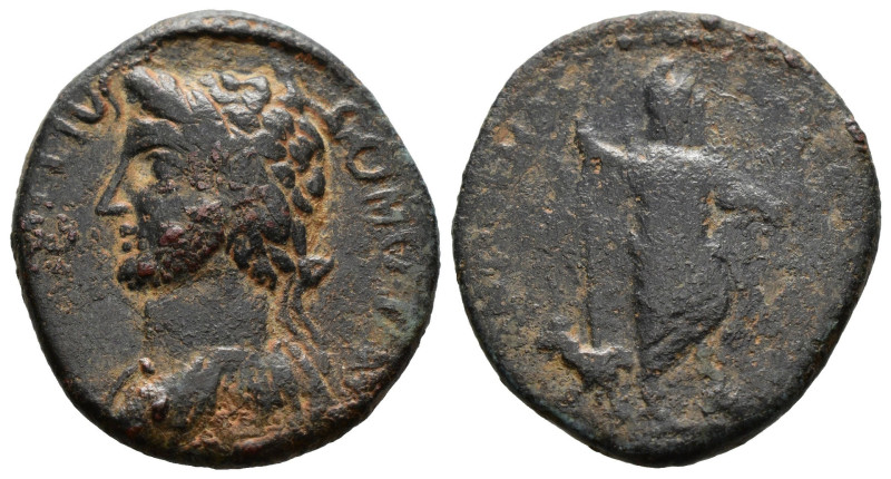 Bronze Æ
Pisidia, Antioch, Commodus AD 180-192, Laureate, draped and cuirassed ...