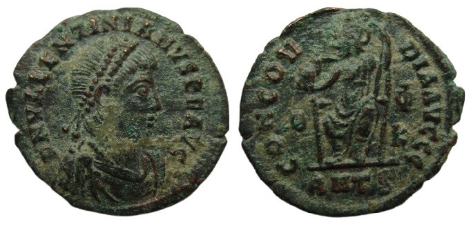 Follis Æ
Valentinian II (375-392)
18 mm, 1,92 g