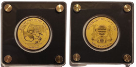 1/500 Oz Gold (999/1000), Panda, 3000 Francs (Chad), 2020