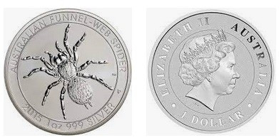 1 OZ AR
Australia, Funnel Spider 2015, Perth Mint
31,10 g