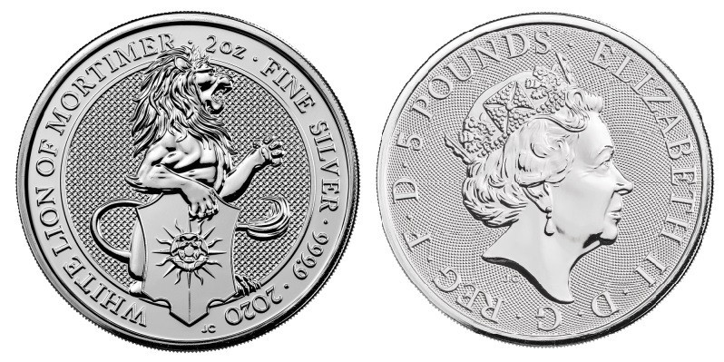 2 OZ AR
UK, White Lion of Mortimer, 2020
62,20 g