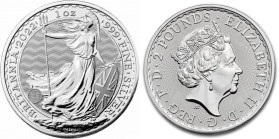 1 OZ AR
United Kingdom, Britannia 2022
31,10 g