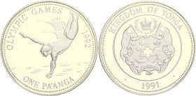 1 Pa'anga AR
Tonga, Olympic Games, 1991