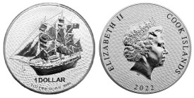 1 OZ AR
Cook Islands, Bounty,2022
31,10 g