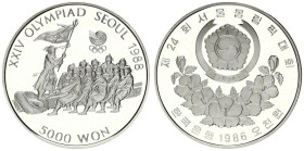 5000 Won AR
Korea, Olympic Games 1988, 1/2 oz
16,81 g
