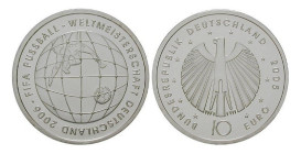 10 Euro AR
FIFA Weltmeisterschaft Deutschland 2006
32 mm, 16,5 g