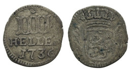 4 Heller AR
Friedrich I, Hessen, Kassel, 1736