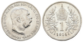 1 Krone AR Austria, Franz Joseph (1848-1916), 1914
4,98 g