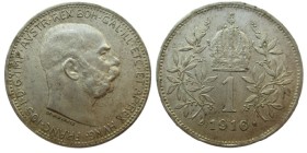 1 Krone AR Austria, Franz Joseph (1848-1916), 1916
4,98 g