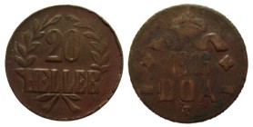 20 Heller CU
DOA, 1912
