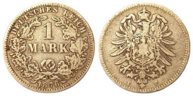 1 Mark AR
Germany, F, 1876, Silver 900/1000
5,55 g
KM #7; J. 9