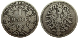 1 Mark AR
Germany, A, 1875, Silver 900/1000
5,55 g
KM #7; J. 9