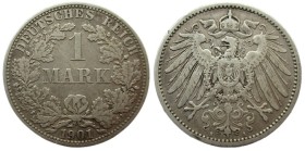 1 Mark AR
Germany, A, 1901, Silver 900/1000
5,55 g
KM #7; J. 9