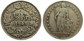 ½ Franken
Switzerland, 1946, Silver 835/1000