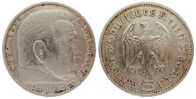 5 Mark AR
Hindenburg, 1935 A
29 mm, 13,86 g