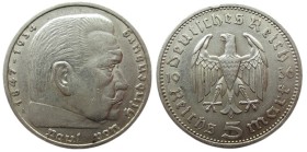 5 Mark AR
Hindenburg, 1936 A
29 mm, 13,86 g