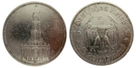 5 Mark AR
Garnisonkirche, 1934 D
29 mm, 13,86 g