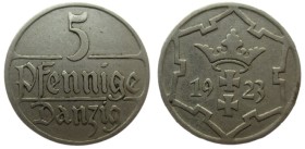 5 Pfennig
Frei Stadt Danzig, 1923