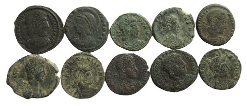 Lot of 10 Roman Coins