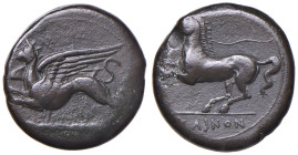 SICILIA Kainon (340-330 a.C.) AE - Grifone alato a s. - R/ Cavallo al galoppo a s. - SNG ANS 1169 AE (g 10,01)
BB