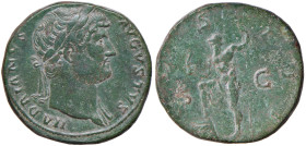 Adriano (117-138) Sesterzio - Busto laureato a d. - R/ Nettuno stante a s. - RIC 635 AE (g 27,90) Bella patina verde intensa!
BB