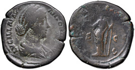 Lucilla (moglie di Lucio Vero) Sesterzio - Busto a d. - R/ Venere stante a s. - RIC 1763 AE (g 25,46)
MB