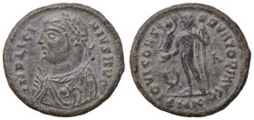Licinio I (308-324) Follis (Kyzicus) Busto laureato a d. - R/ Giove a s. con Vittoriola - AE (g 4,00)
BB