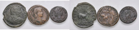 Lotto di tre monete romane
MB-BB+