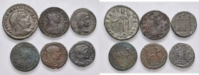 Lotto di sei monete romane
MB-BB+