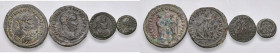 Lotto di quattro monete romane
MB-BB+