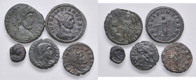 Lotto di cinque bronzetti romani
BB